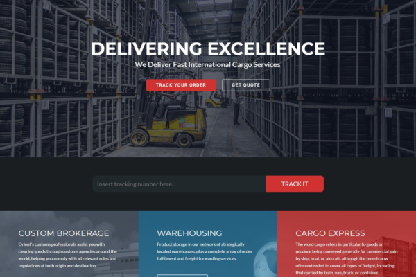 Orient Shipping and Logistics Web Development